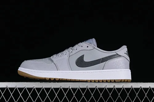 All categories Air Jordan Jordan series basketball shoes Air Jordan 1 Low G version pure original Air Jordan 1 Low Golf AJ1 Joe 1 new golf version raw rubber gray DD9315-006